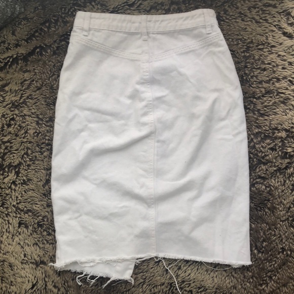 White Denim Forever 21 Skirt - Picture 2 of 4
